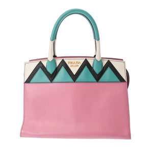 PRADA Multicolor Pink Leather Handbag